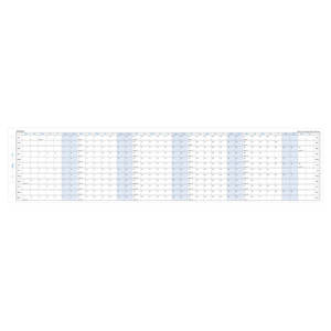 Filofax Horizontal Year Planner - Pocket 2025 English